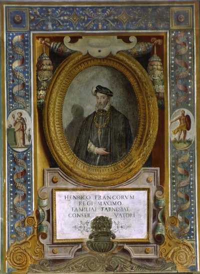 Ritratto di Enrico II di Francia da Taddeo Zuccari