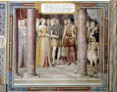 Il Matrimonio di Orazio Farnese e Diana, figlia di Enrico II di Francia (1519-59) dalla 