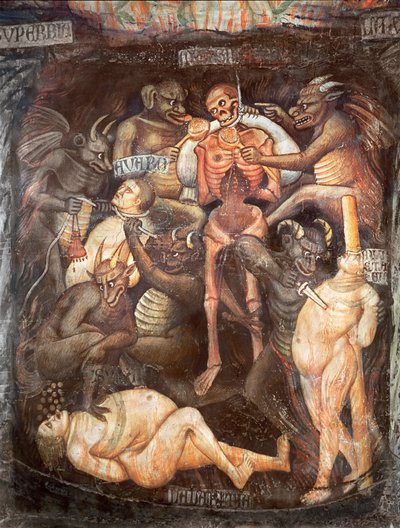 Inferno (dettaglio) da Taddeo di Bartolo