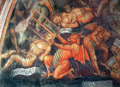 Inferno (dettaglio) da Taddeo di Bartolo