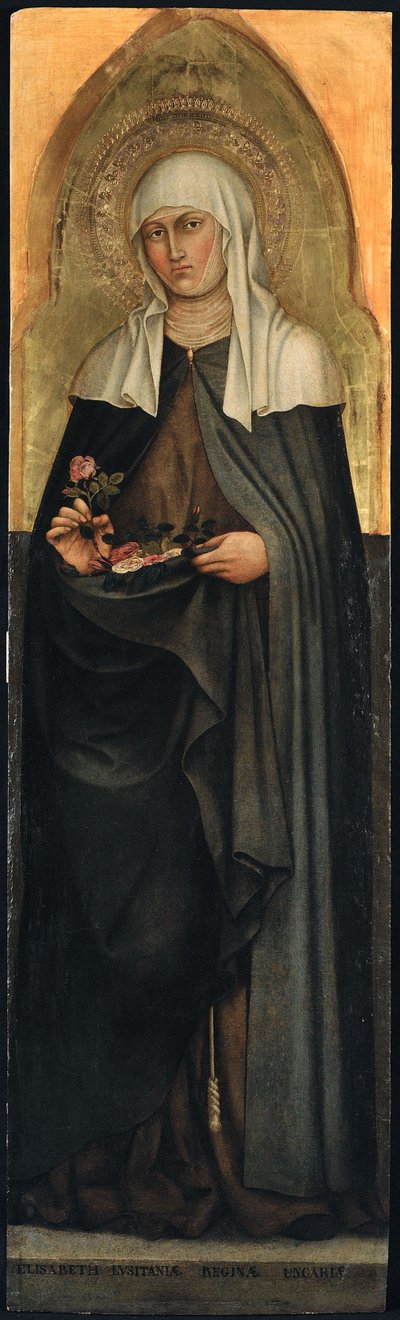 Santa Elisabetta di Turingia, 1403 da Taddeo di Bartolo