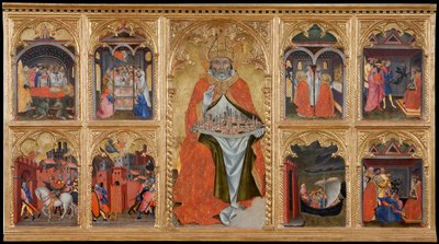 San Geminiano con scene della sua vita, 1401 da Taddeo di Bartolo