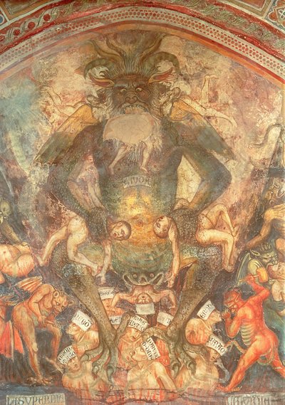 Il Giudizio Universale (dettaglio) da Taddeo di Bartolo