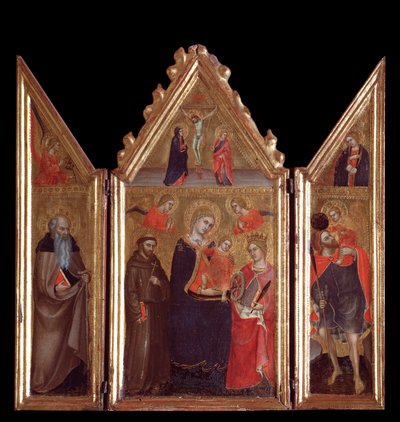 Vergine con bambino e santi da Taddeo di Bartolo