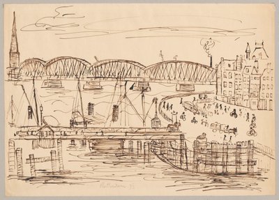 Veduta di Rotterdam da Tadeusz Makowski