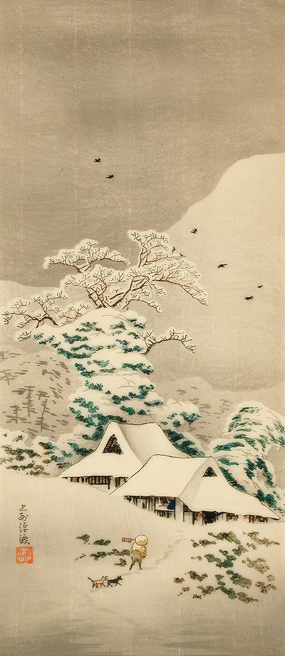 Sawatari nella neve da Takahashi Hiroaki