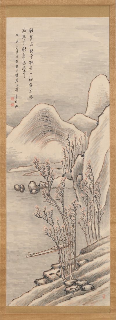 Paesaggio innevato, 1824 da Takahashi Sohei