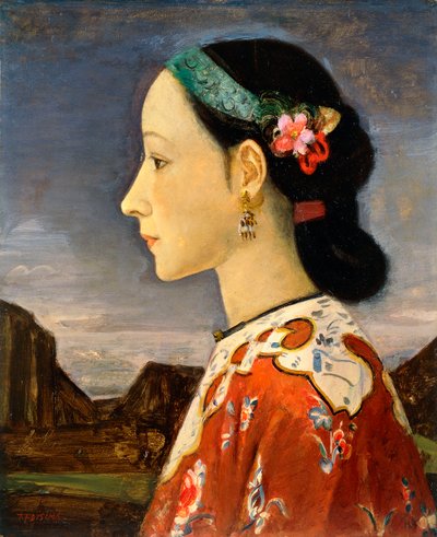 Profilo di una donna da Takeji Fujishima