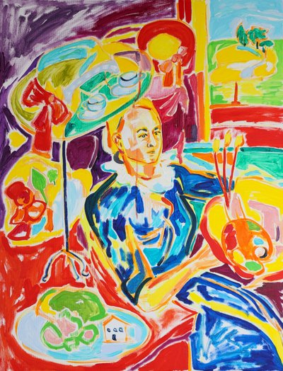 Ritratto vivace di un artista da Tamara Jare