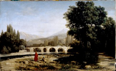 Dante e il fiume Entella o Passaggio (Illustrazione del Purgatorio in 