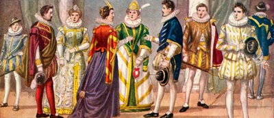 Abito italiano del XVI secolo da Tancredi Scarpelli