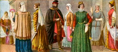 Abito italiano del XVI secolo da Tancredi Scarpelli