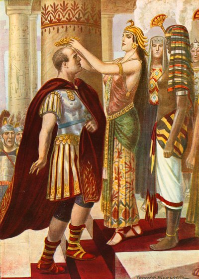 Cleopatra accoglie Cesare da Tancredi Scarpelli