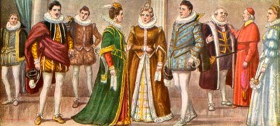 Costume dei Milanesi nel 1598 da Tancredi Scarpelli