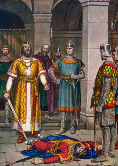 Morte di Odoacre, ucciso da Teodorico, re degli Ostrogoti da Tancredi Scarpelli