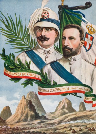 Eroi di Adua, 1895 da Tancredi Scarpelli