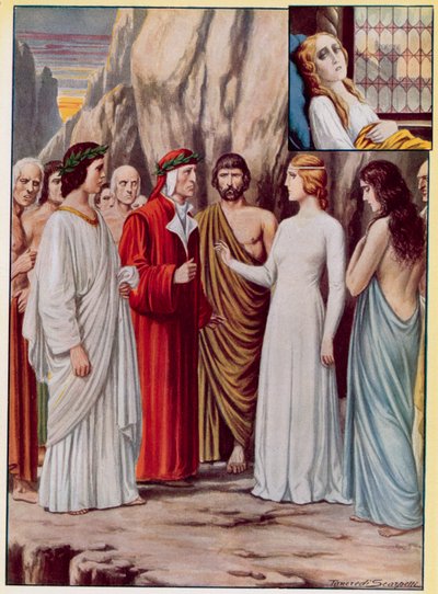 Illustrazione per la Divina Commedia di Dante da Tancredi Scarpelli