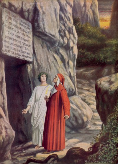 Illustrazione per la Divina Commedia di Dante da Tancredi Scarpelli
