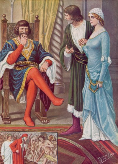 Illustrazione per la Divina Commedia di Dante da Tancredi Scarpelli
