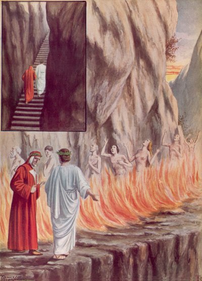 Illustrazione per la Divina Commedia di Dante da Tancredi Scarpelli