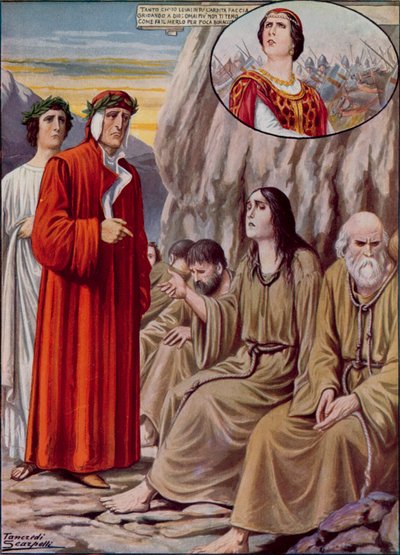 Illustrazione per la Divina Commedia di Dante da Tancredi Scarpelli