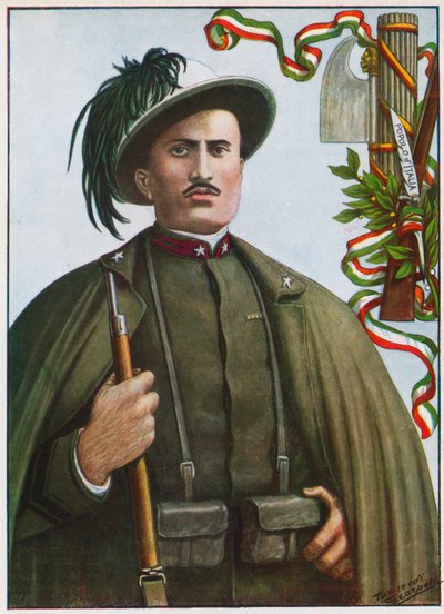 Soldato di fanteria Benito Mussolini da Tancredi Scarpelli