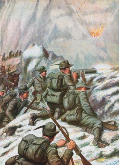 Soldati italiani nella Prima Guerra Mondiale da Tancredi Scarpelli