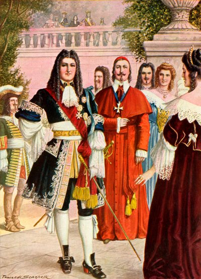 Luigi XIV di Francia e la sua corte da Tancredi Scarpelli