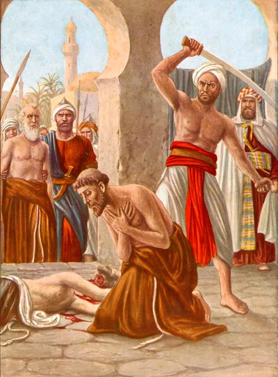 Martirio del fratello Jacopo da Padova in India da Tancredi Scarpelli