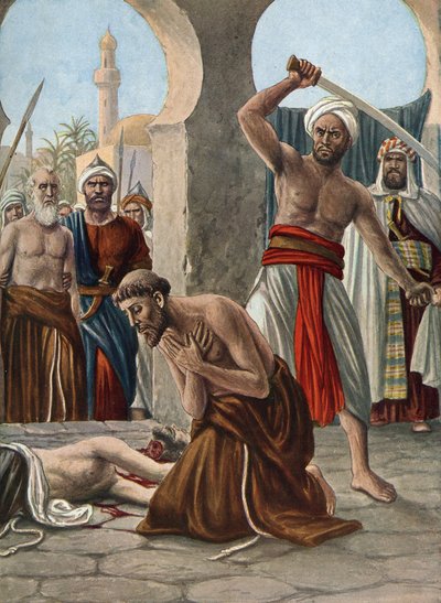 Martirio dei missionari cristiani in India da Tancredi Scarpelli