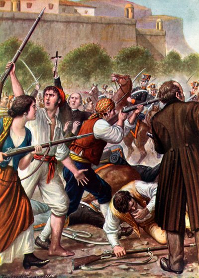 Insurrezione di Palermo del 1820 da Tancredi Scarpelli