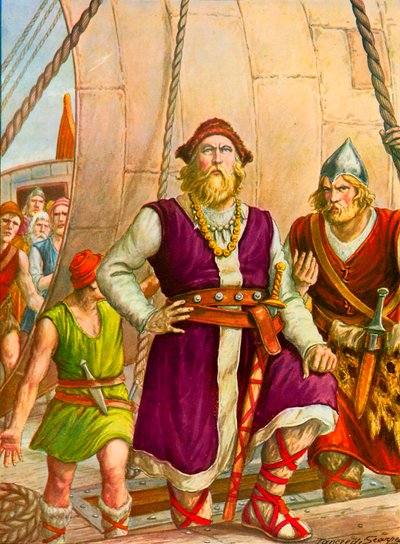 La spedizione atlantica di Leif Ericsson da Tancredi Scarpelli