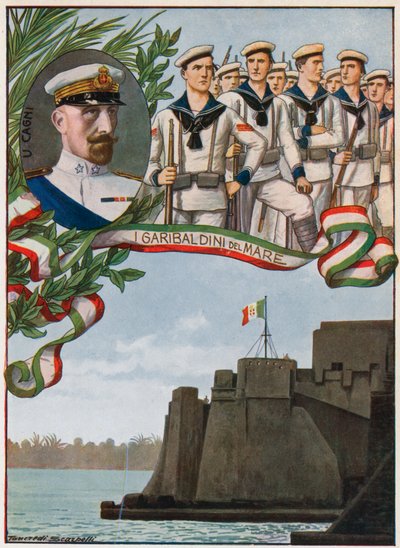 Il castello di Tripoli su cui i marines italiani hanno issato il tricolore da Tancredi Scarpelli