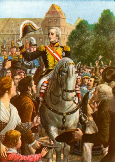 Il ritorno di Vittorio Emanuele I a Torino da Tancredi Scarpelli