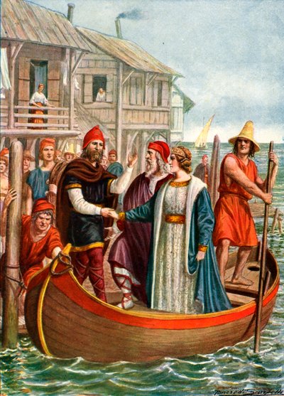 Venezia alla fine del VII secolo da Tancredi Scarpelli