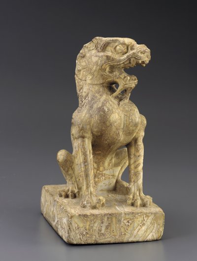 Leone guardiano da Tang Dynasty Chinese School