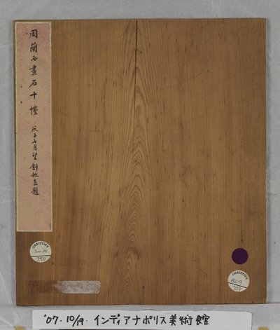 Album di rocce meravigliose (album (10 fogli), inchiostro e colore su seta) da Tang Zhou