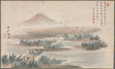 Una delle Otto Vedute dei Fiumi Xiao e Xiang da Tani Buncho