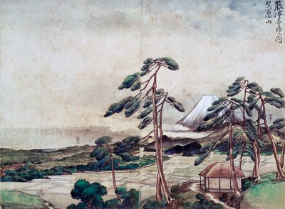 Veduta della costa di Kanagawa da Tani Buncho