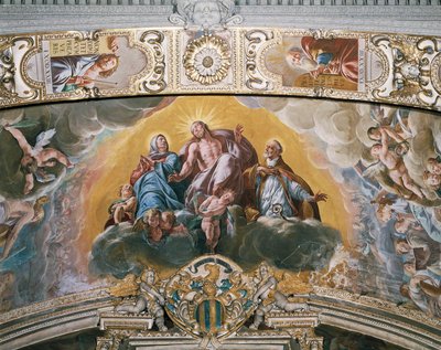 Affresco nella volta della Cappella dell