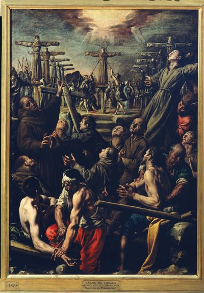 Il martirio dei frati francescani a Nagasaki, c.1627 da Tanzio da Varallo