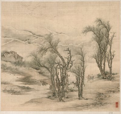 Contadini di Ritorno in una Sera di Primavera, primi anni 1600 da Tao Hong
