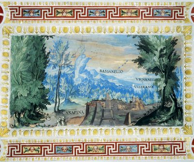 Veduta di Canepina da Tarquinio Ligustri