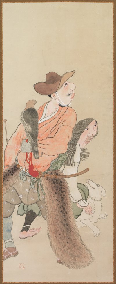 Figure di genere, c. 1816 da Tatabe Socho
