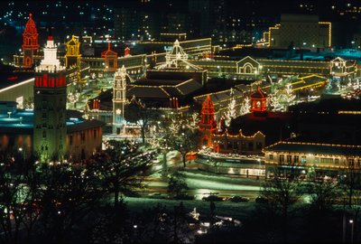 Luci di Natale di notte, Kansas City da Ted Spiegel