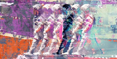 Passeggiata sulla luna, 2015 da Teis Albers