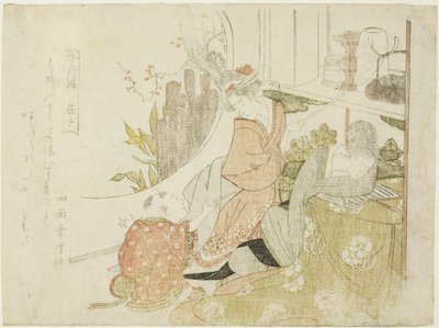 Zhuangzi (giapponese: Soshi), dalla serie "Shunshoku ressenkyo" da Teisai Hokuba