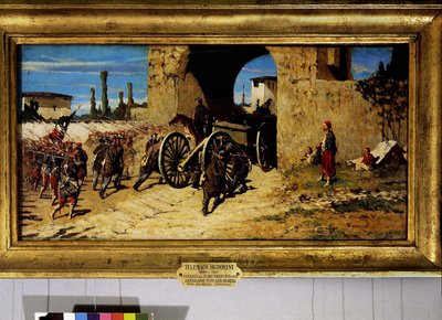 Avanti a braccia, ingresso degli zuavi francesi e dell