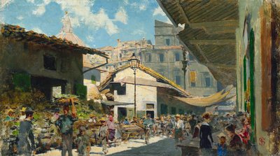Vecchio mercato da Telemaco Signorini