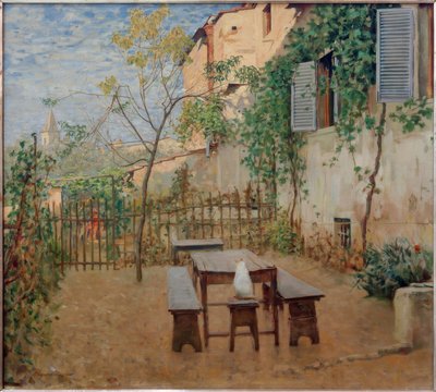 Mattina di settembre a Settignano da Telemaco Signorini